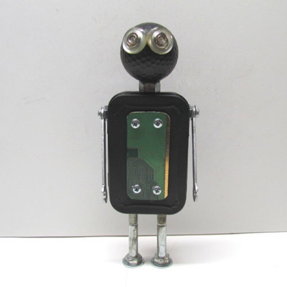Found Objects Robot Sculpture / Assemblage Robot - image 1